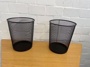 Black Mesh Office Bin