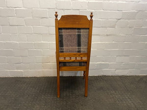 Oak Print Dining Chair - PRICE DROP - 2ndhandwarehouse.com