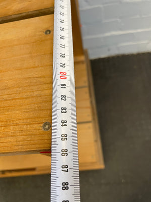 Wooden Stacking Display Cabinet On Wheels - REDUCED