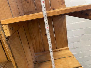 Wooden Stacking Display Cabinet On Wheels - REDUCED