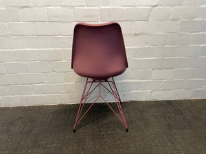 Retro Pink Dining Chair