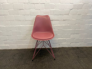Retro Pink Dining Chair