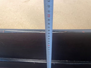 Dark Wood Queen Slay Bed Base (Board Broken) - 2ndhandwarehouse.com