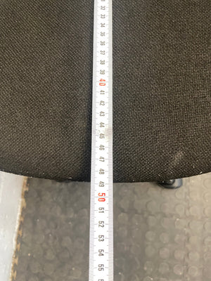 Black Typist Chair with Arm Rests