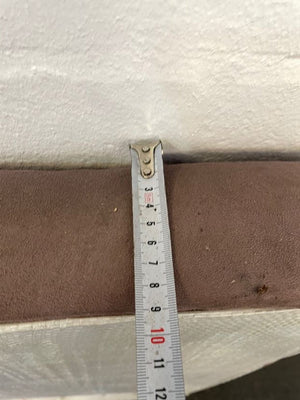 Brown Suede Double Bed Headboard