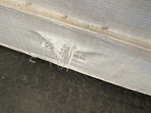 Brown Suede Double Bed Headboard