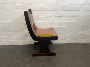 Hard Wood Brown Dining Chair (Torn) - PRICE DROP - 2ndhandwarehouse.com