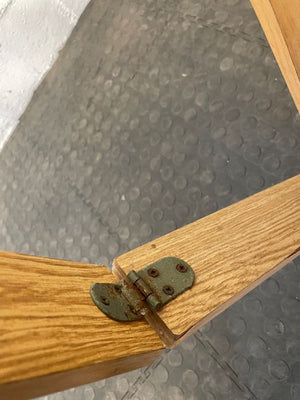 Oak Folding Work Desk - needs TLC