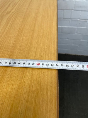 Oak Folding Work Desk - needs TLC