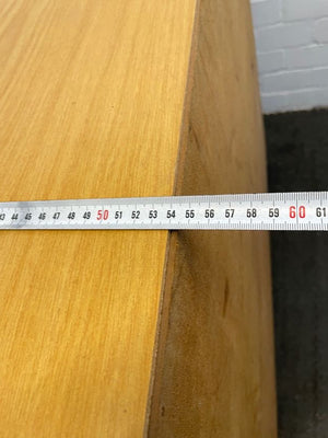 Oak Folding Work Desk - needs TLC