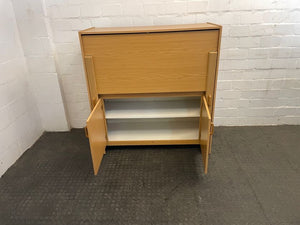 Oak Folding Work Desk - needs TLC