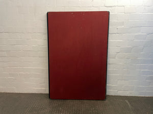 Maroon Office Divider 120cm X 180cm