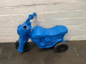 Blue Kids Plastic Motorbike (1 Arm Off)