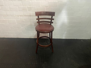 Cherry Wood Bar Stool - PRICE DROP