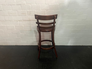 Cherry Wood Bar Stool - PRICE DROP