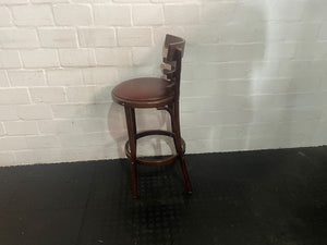 Cherry Wood Bar Stool - PRICE DROP