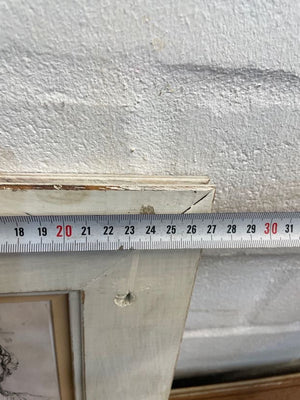 Abstract White Framed Art