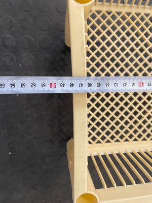 Cream Plastic Vegetable Tray