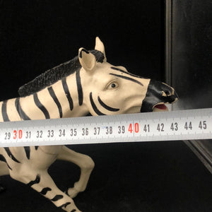 Rubber Zebra Figurine
