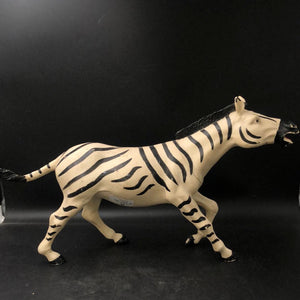 Rubber Zebra Figurine