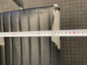 Patterned Black Executive Office Chair (Torn Seat) - REDUCED