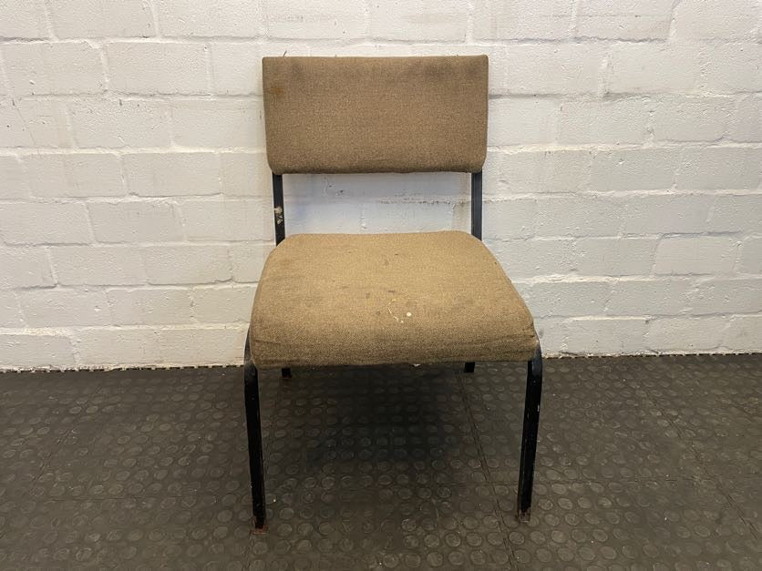 Grey Black Frame Visitors Chair - REDUCED - PRICE DROP