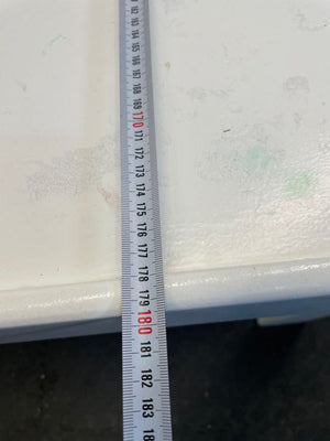 White Coffee Table with 3 Holes - PRICE DROP - 2ndhandwarehouse.com