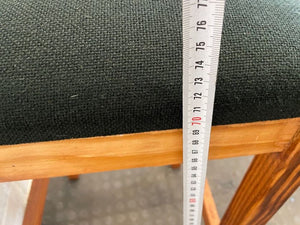 Dark Green Seat Wooden Bar Stool - PRICE DROP - 2ndhandwarehouse.com