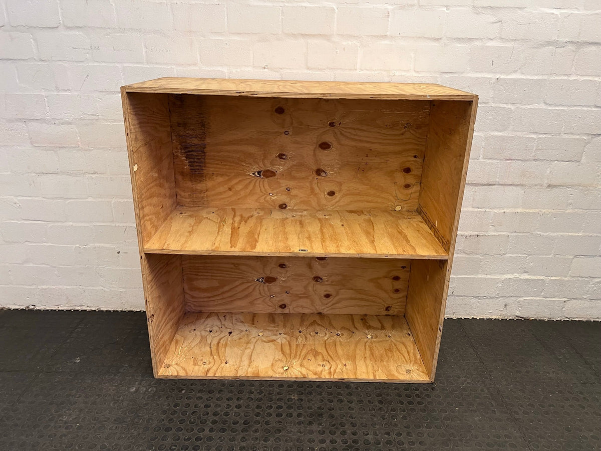 2 Tier Wooden Bookshelf (Some Chipping) - REDUCED - PRICE DROP