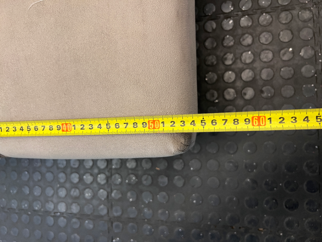 3-Seater Checkerboard Sleeper Couch - General Usage Marks - 2ndhandwarehouse.com