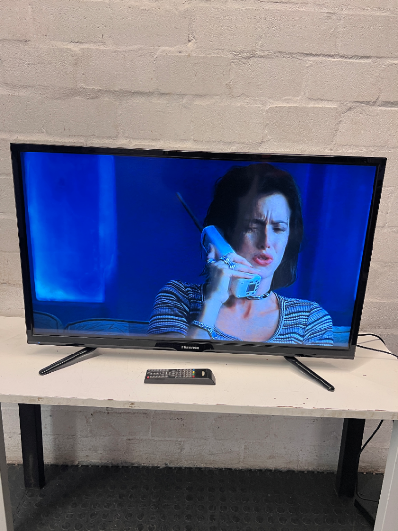43-Inch Hisense LED TV with Remote — Good Working Order