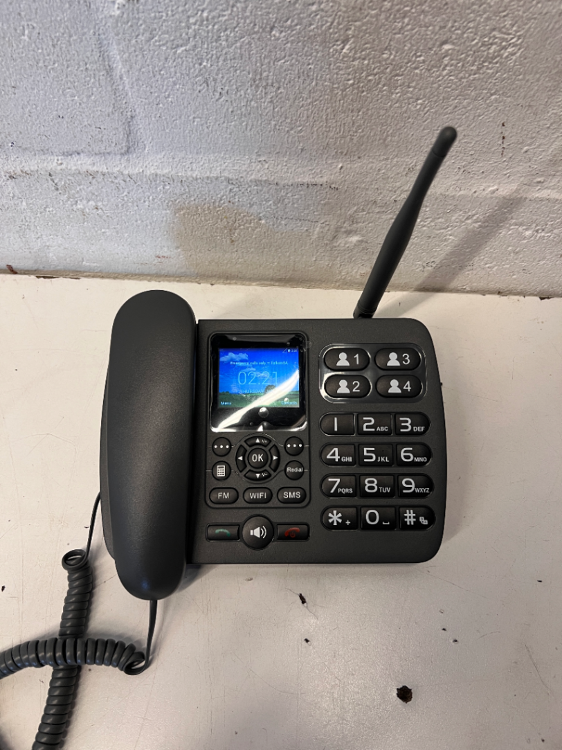 4G FLLA Wi-Fi Telephone in Matte Black — Working - 2ndhandwarehouse.com