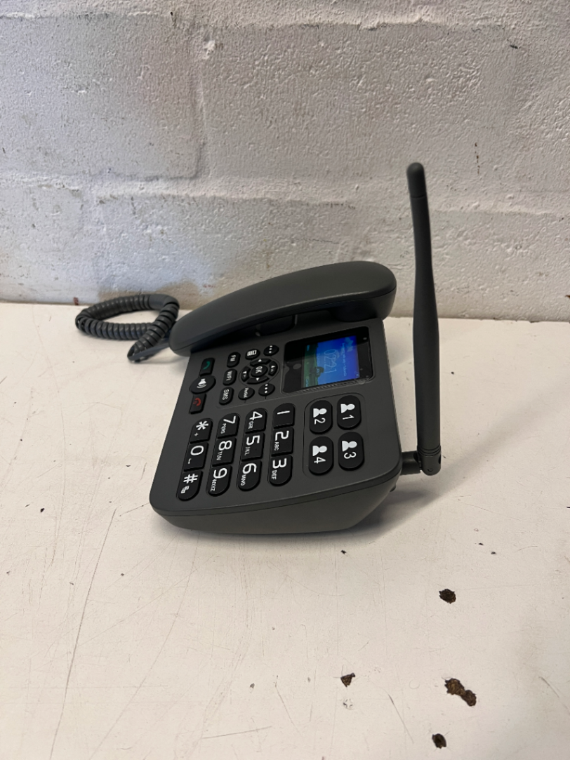4G FLLA Wi-Fi Telephone in Matte Black — Working - 2ndhandwarehouse.com