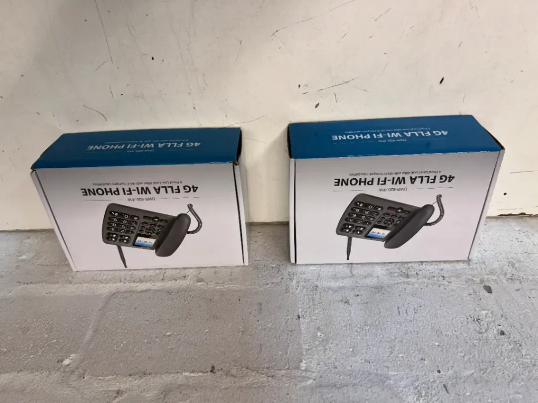 4G FLLA Wi-Fi Telephone in Matte Black — Working - 2ndhandwarehouse.com