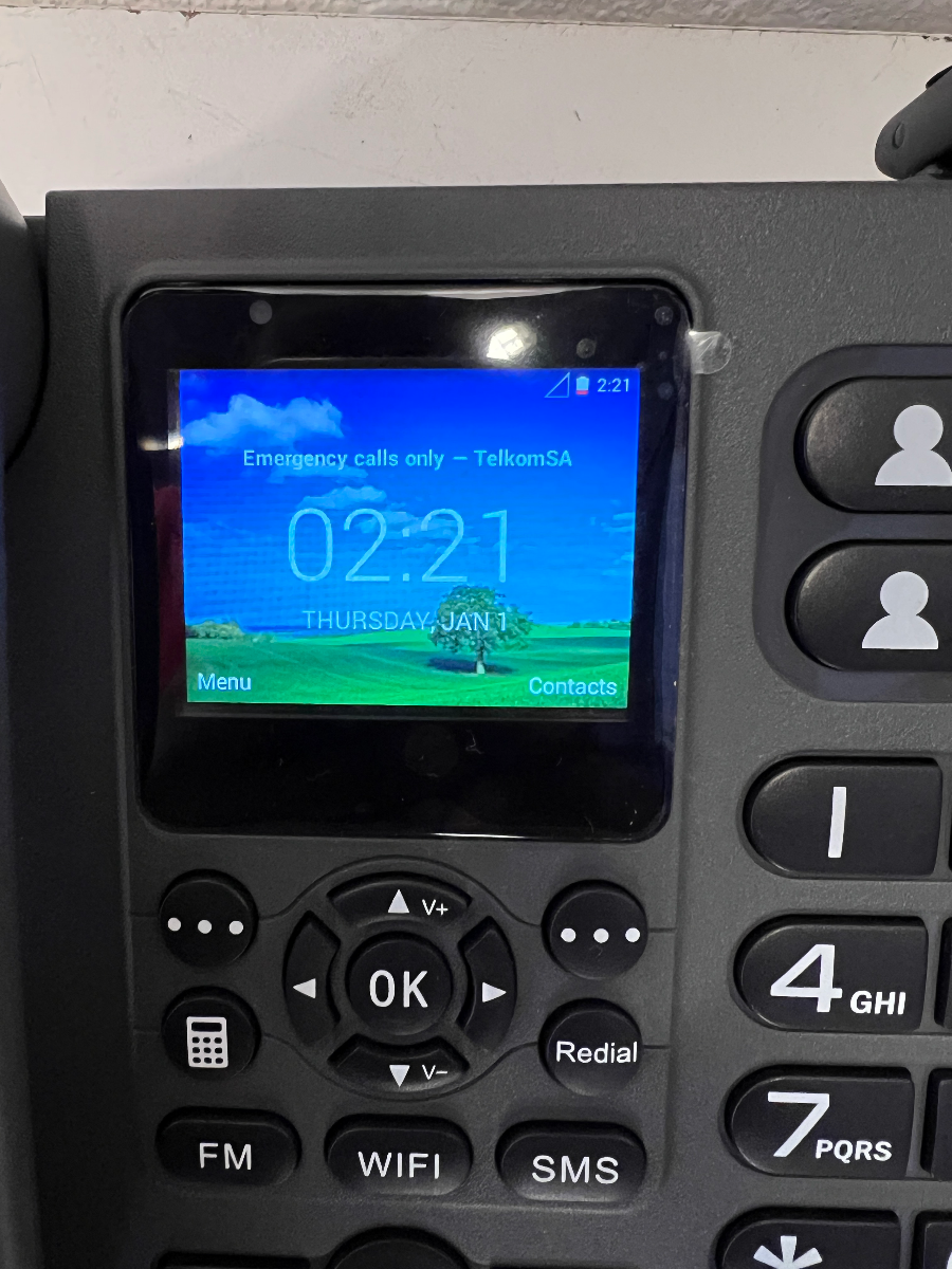 4G FLLA Wi-Fi Telephone in Matte Black — Working - 2ndhandwarehouse.com