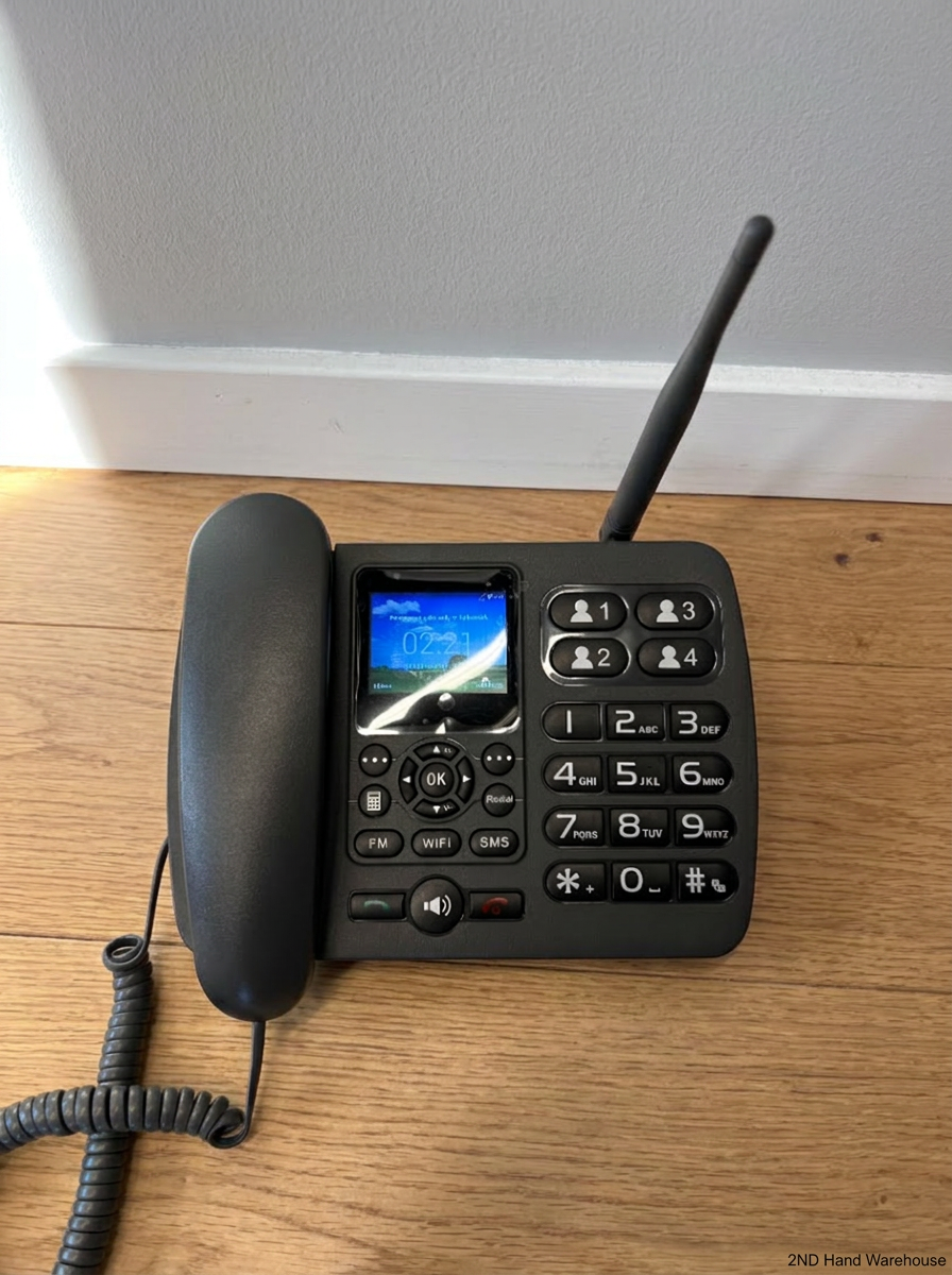 4G FLLA Wi-Fi Telephone in Matte Black — Working - 2ndhandwarehouse.com