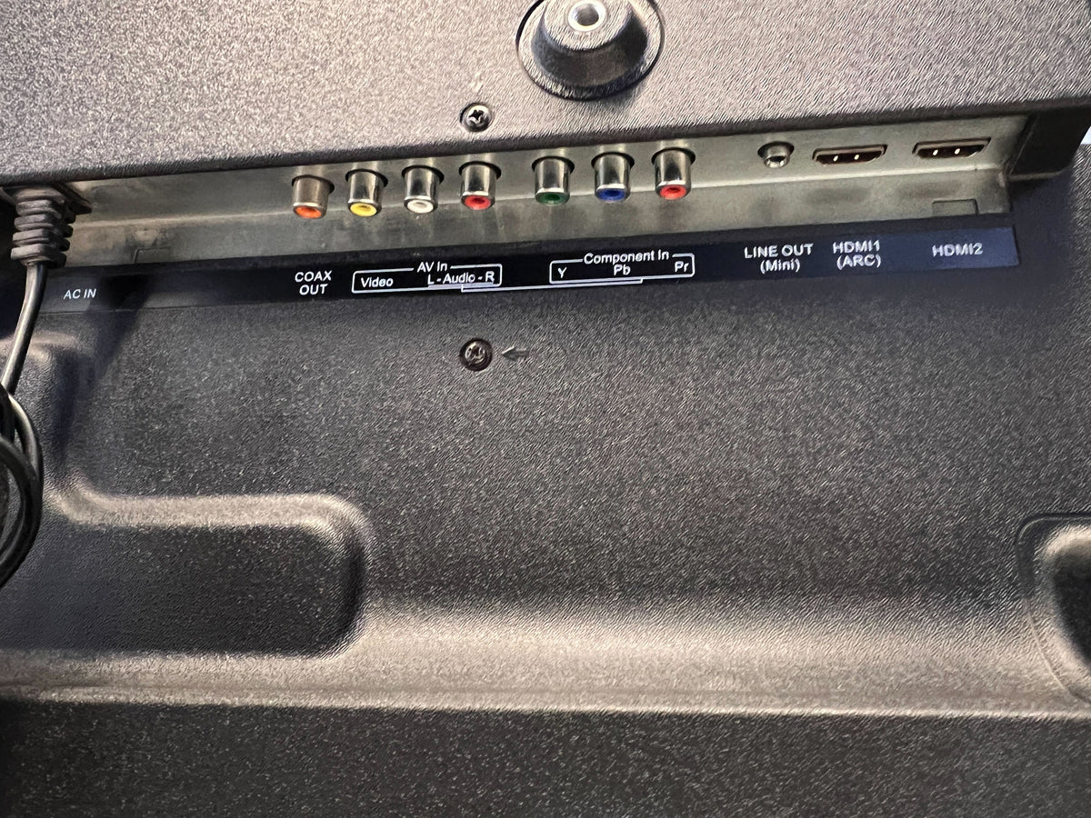 55-inch Black LED TV with Remote