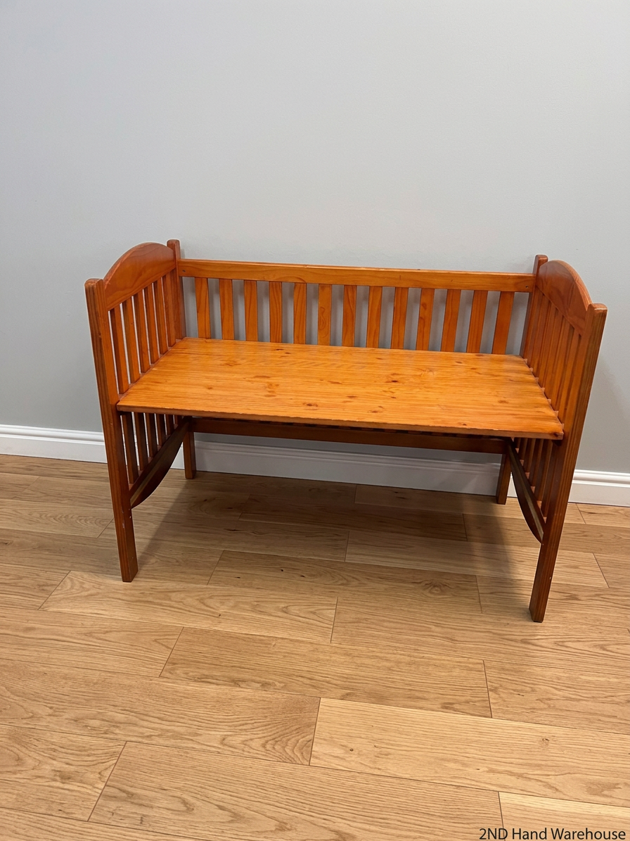 Upcycled Wooden Standing Desk — Used Condition with Visible Wear