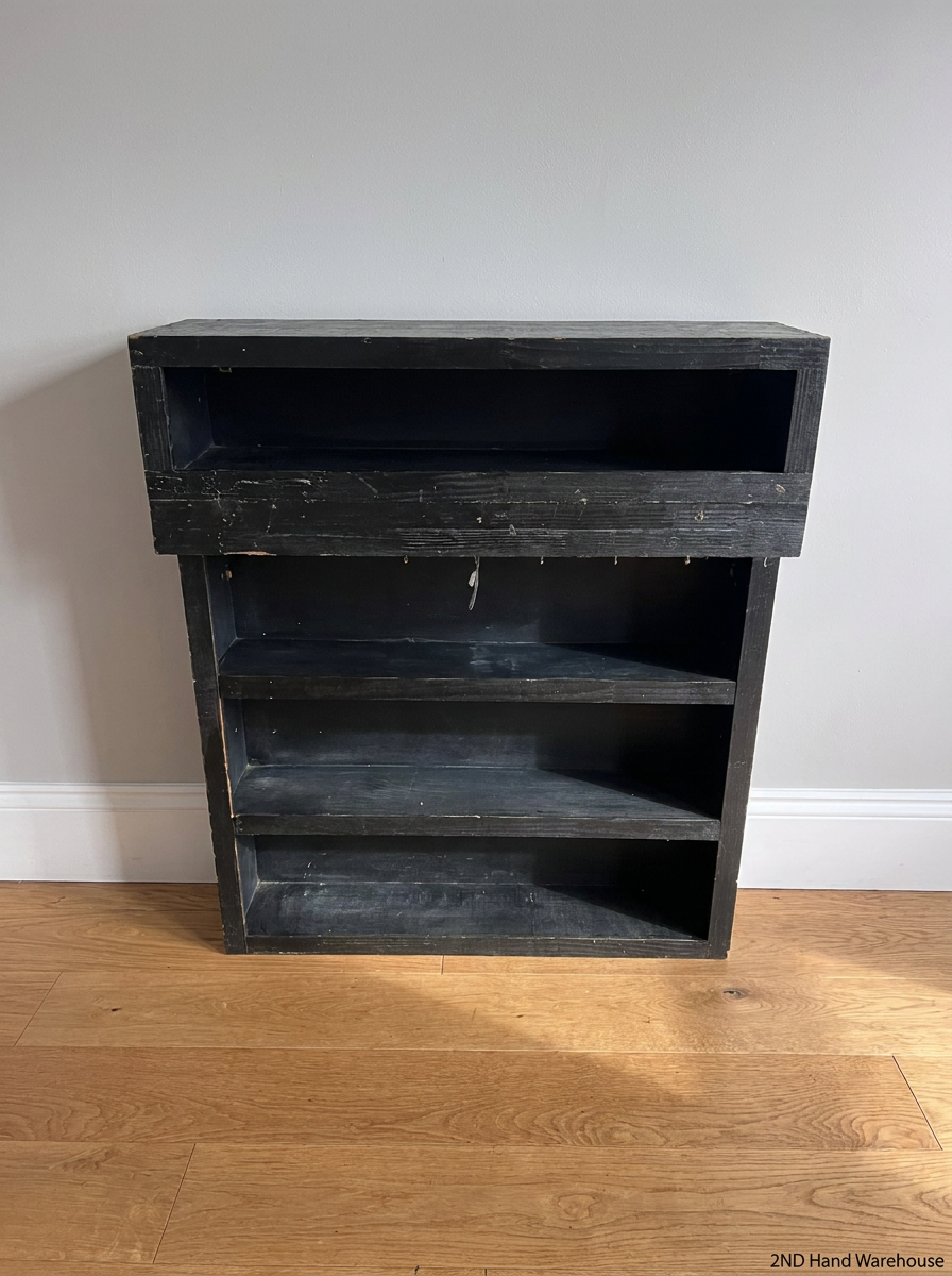 The Sharks Branded Pine Bar Back Storage Unit — Visible Wear and Scuff M - 2ndhandwarehouse.com