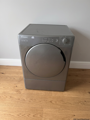 Candy Smart Grey Tumble Dryer — Good Working Order; Fair Cosmetic Condition