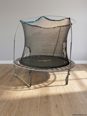 Bounce King 2m Round Trampoline with Safety Net — Safety Net Totally Damaged - 2ndhandwarehouse.com