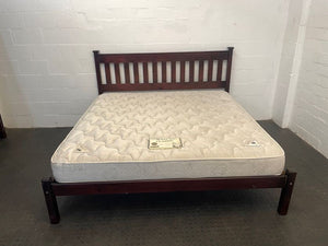 Cloud Nine Classic King Size Bed and Wooden Headboard & Base