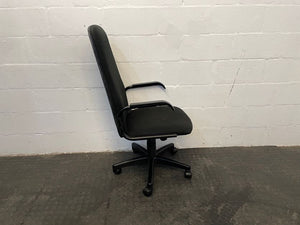 Black High Back Typist Chair