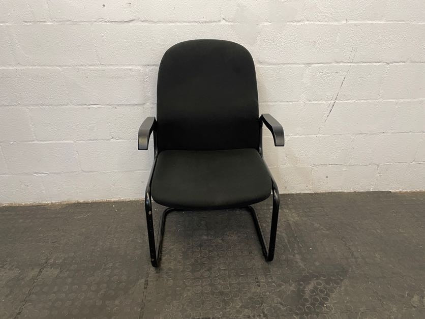 Black Mid Back Visitors Chair - PRICE DROP