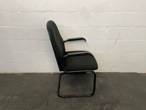 Black Mid Back Visitors Chair - PRICE DROP
