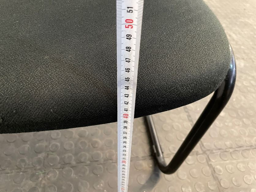 Black Mid Back Visitors Chair - PRICE DROP