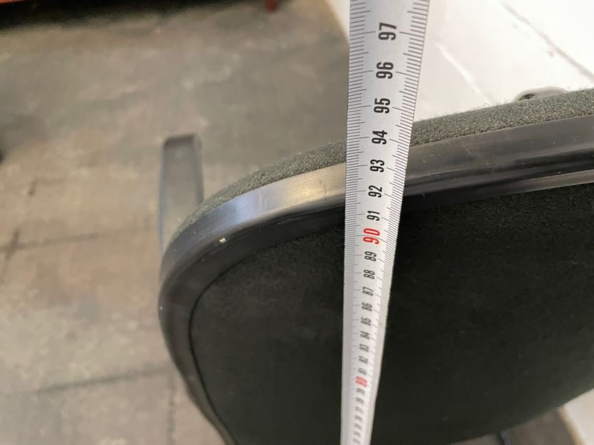 Black Mid Back Visitors Chair - PRICE DROP