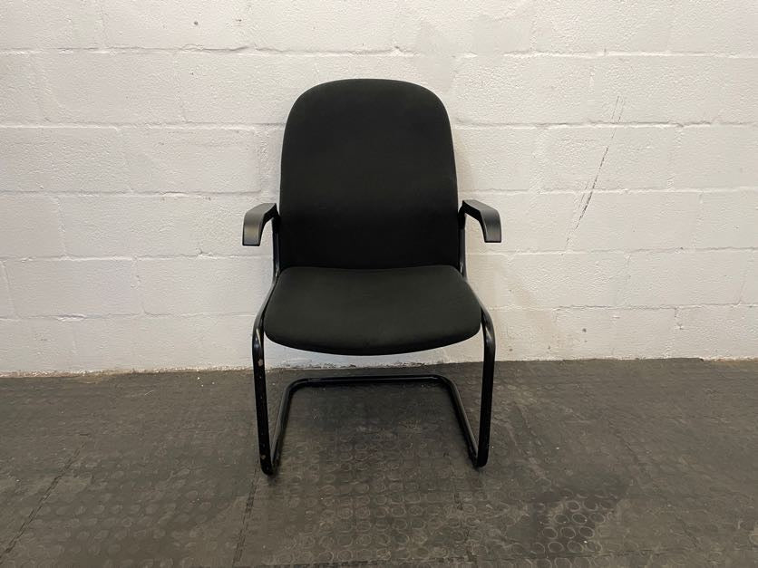 Black Mid Back Visitors Chair - PRICE DROP