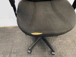 Black Typist Chair (Torn Seat)