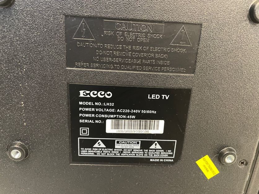 Ecco Smart TV 32 Inch LED Model LH32 - PRICE DROP | 2ndhandwarehouse.com